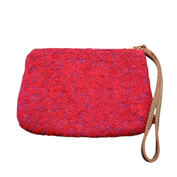 NEW Anthropologie Miss Albright Beaded Embroidered Monogram Wristlet - Picture 2 of 8